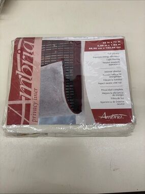 NWT Privacy Liner - White Window Privacy Fabric